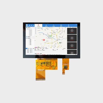 5.0 इंच मध्यम और छोटा एलसीडी डिस्प्ले 800×480 आरजीबी 500 निट्स डिस्प्ले टच पैनल के साथ