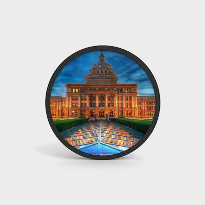 15.7 इंच गोल एलसीडी डिस्प्ले 960×960 700निट्स एंड्रॉयड11 एलसीडी विज्ञापन मशीन