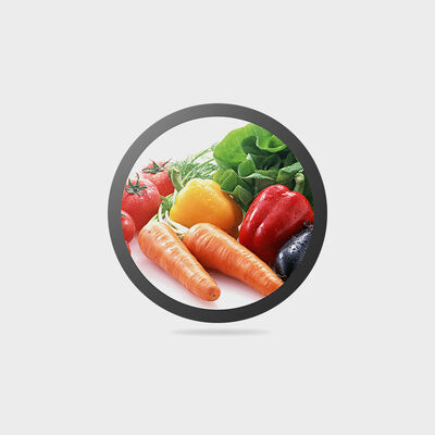 8.2 इंच गोल एलसीडी डिस्प्ले 1080*1080 रिज़ॉल्यूशन वाइड तापमान