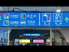 47.6 इंच डबल साइड एलसीडी विज्ञापन स्क्रीन डिस्प्ले 1920*360