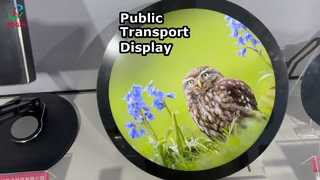 रोजिन न्यू अराइवल 8.2 इंच गोल एलसीडी डिस्प्ले स्क्रीन 1080*1080 रेजोल्यूशन।